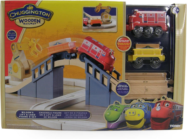 Chuggington LC56715 - Achterschienenset mit Wilson (Holz - Schienenpack)