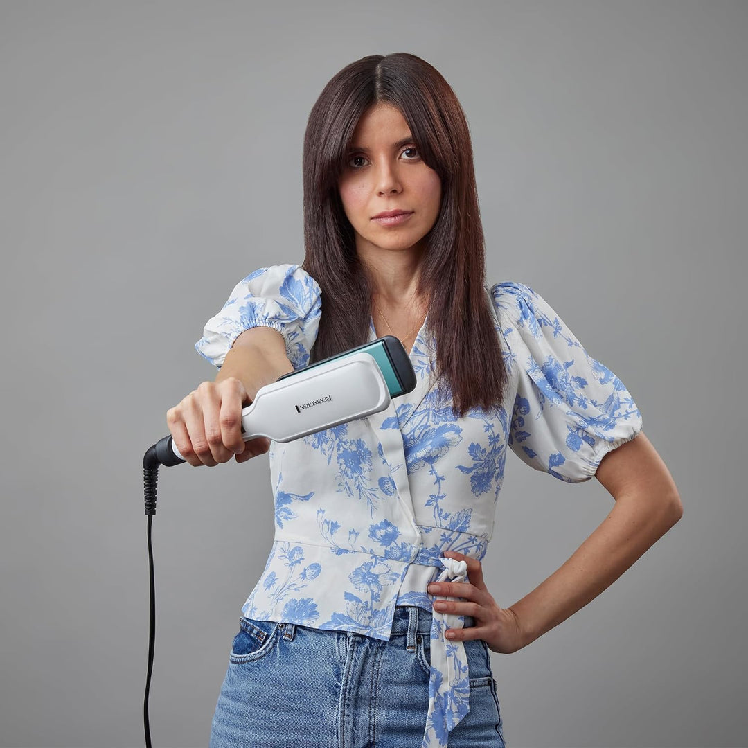 Remington Glätteisen breit Shine Therapy (hochwertige Keramikbeschichtung angereichert mit Mikrowirk