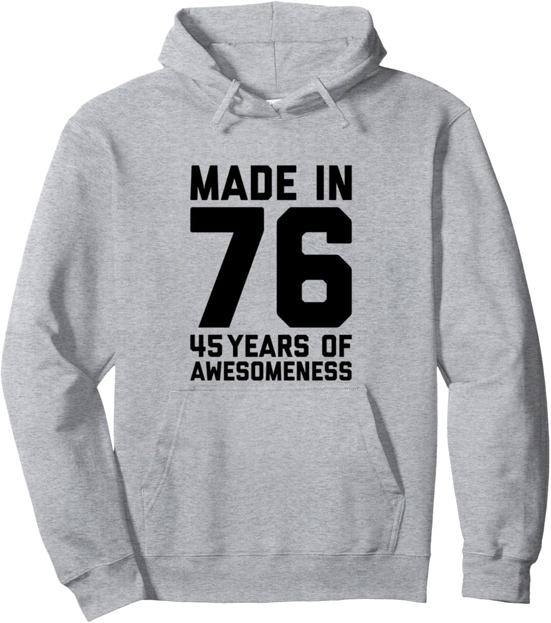 45. Geburtstag Geschenk für ihre Frauen Alter 45 Jahre alte Pullover Hoodie