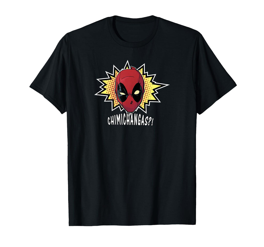 Men's Marvel Deadpool Chimichangas Graphic T-Shirt Large White