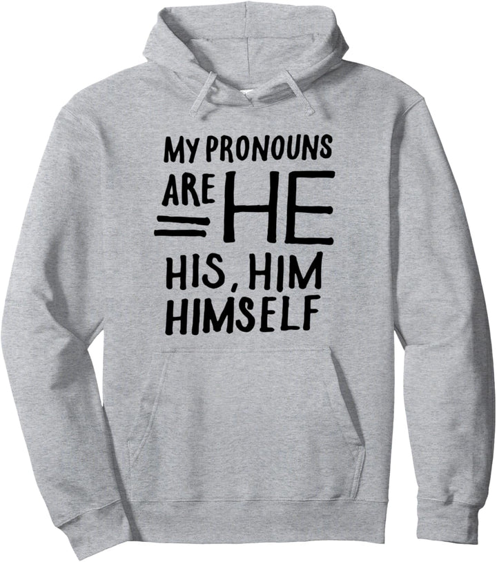 Transgender LGBT Meine Pronomen Sind Er Sein Er Trans Pride Pullover Hoodie