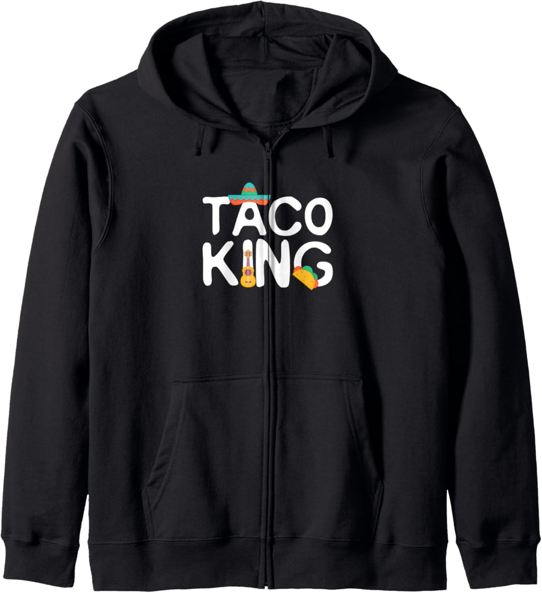 Cinco De Mayo Taco König Sombrero Feiertag Fun Kapuzenjacke