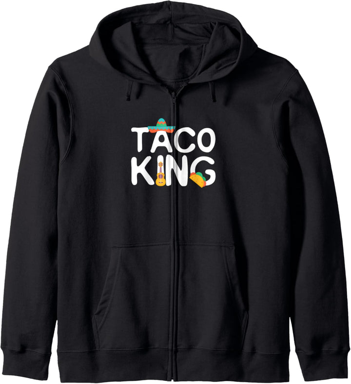 Cinco De Mayo Taco König Sombrero Feiertag Fun Kapuzenjacke