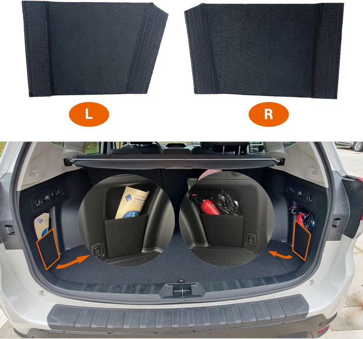 Subaru Forester Kofferraum-Upgrade: Organizer-Tasche und Aufbewahrung Mit Faserplatten-Panel für Mod