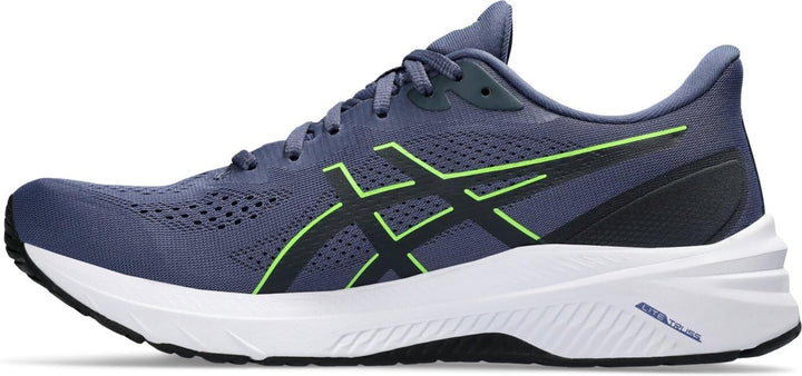 ASICS Herren Gt-1000 12 Sneaker 39.5 EU Thunder Blue Electric Lime, 39.5 EU Thunder Blue Electric Li