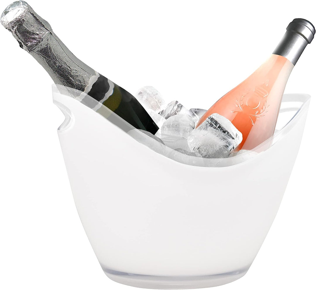 VB VIN BOUQUET FIE 976 Eiswürfelbehälter, 2 Flaschen, ideal zum Abkühlen Ihrer Flaschen in Weiss 2 F