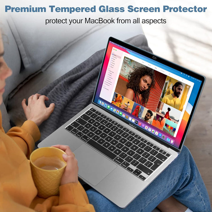[2 Pack] ProCase 9H Härte Displayschutzfolie für 13 Zoll MacBook Pro 13/ MacBook Air 13 Bildschirm-S