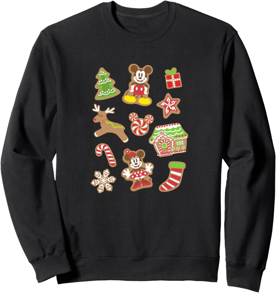 Disney Mickey & Minnie Gingerbread Cookie Weihnachten Sweatshirt