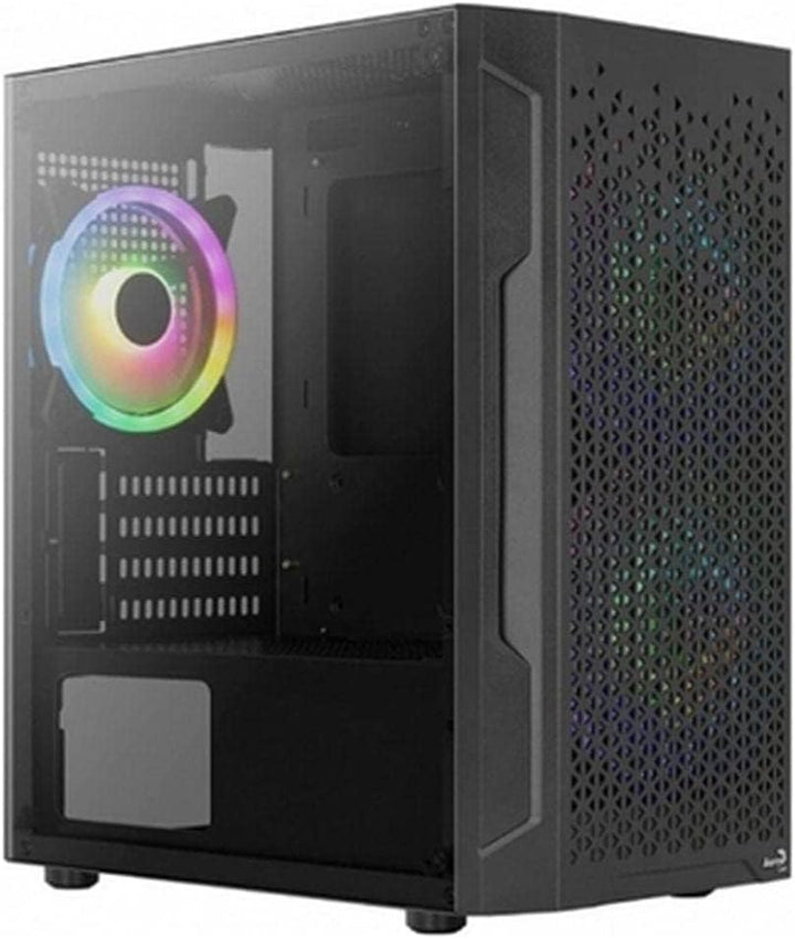 Aerocool Trinity Mini, Mini ATX Tower Case, Tempered Glass Side Panel, 1 x 12cm FRGB Fans, 2 x FRGB