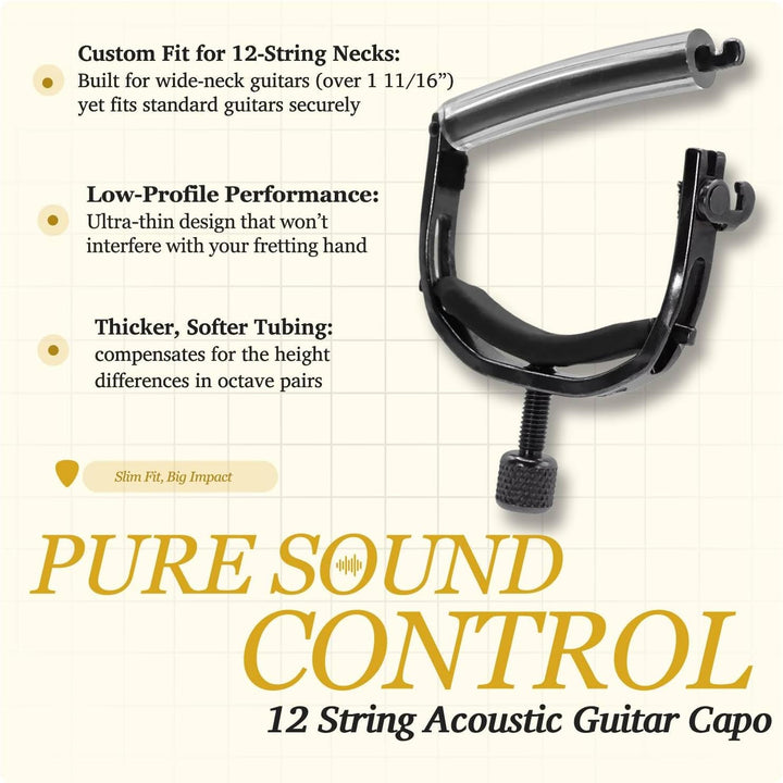 Paige P-12E Original Capo, 12-string