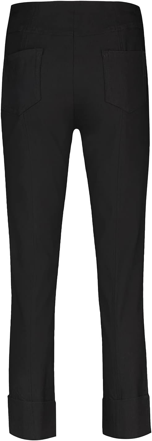 Style BELLA09-7/8 Stoffhose Damen high Waist - Damenhose Power Stretch - Bengaline Stoff Hose mit Au
