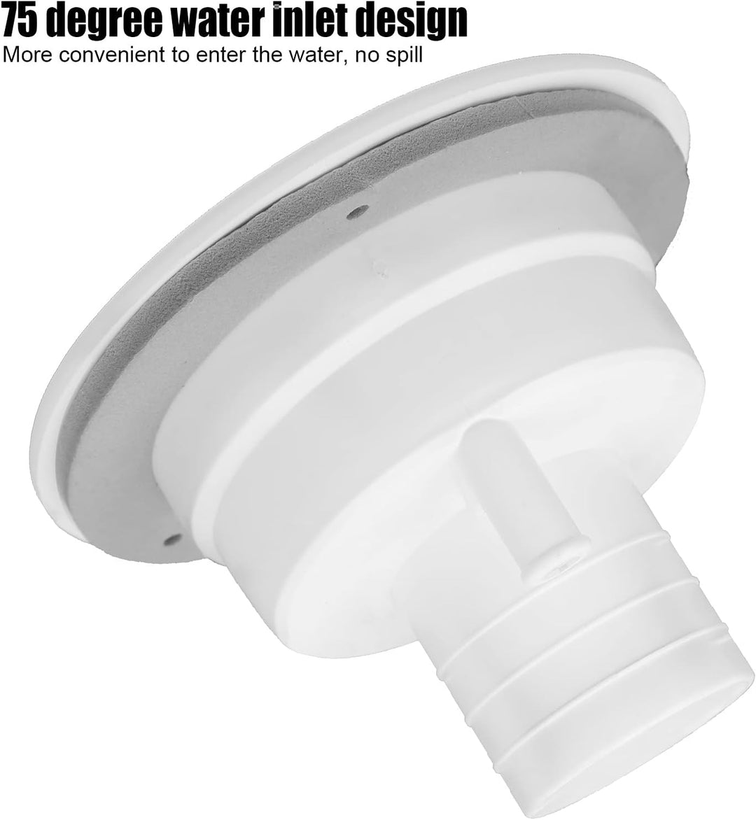 Tankdeckel 85mm Wassertankdeckel mit 2 Schlüsseln Auslaufsicherer Wasser Diesel Trinkwasser Wasserde