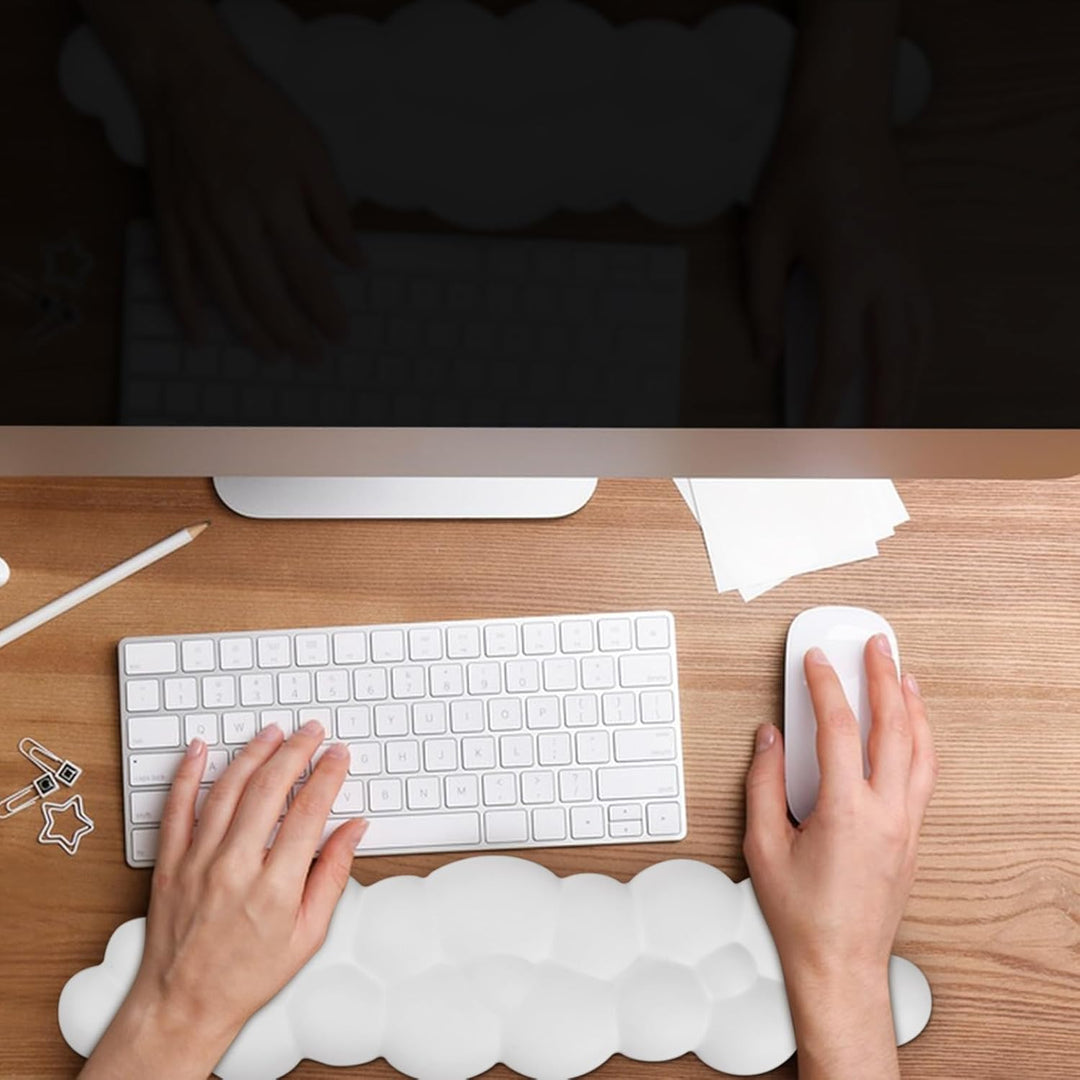 Handballenauflage für Tastatur, Handgelenkauflage Weiche, Tastatur Handgelenkstützen Ergonomisches,