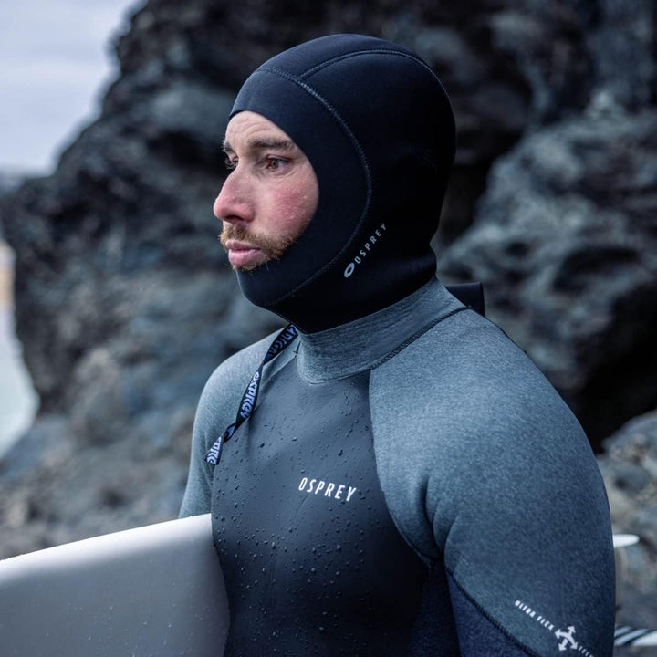 Osprey Wetsuit Hood 5mm Kapuze für Neoprenanzug L Schwarz, L Schwarz
