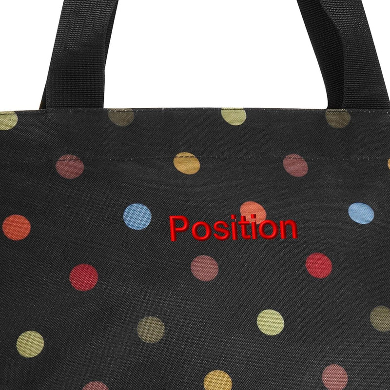 reisenthel shopper M in Dots – Geräumige Shopping Bag und edle Handtasche in einem – Aus wasserabwei