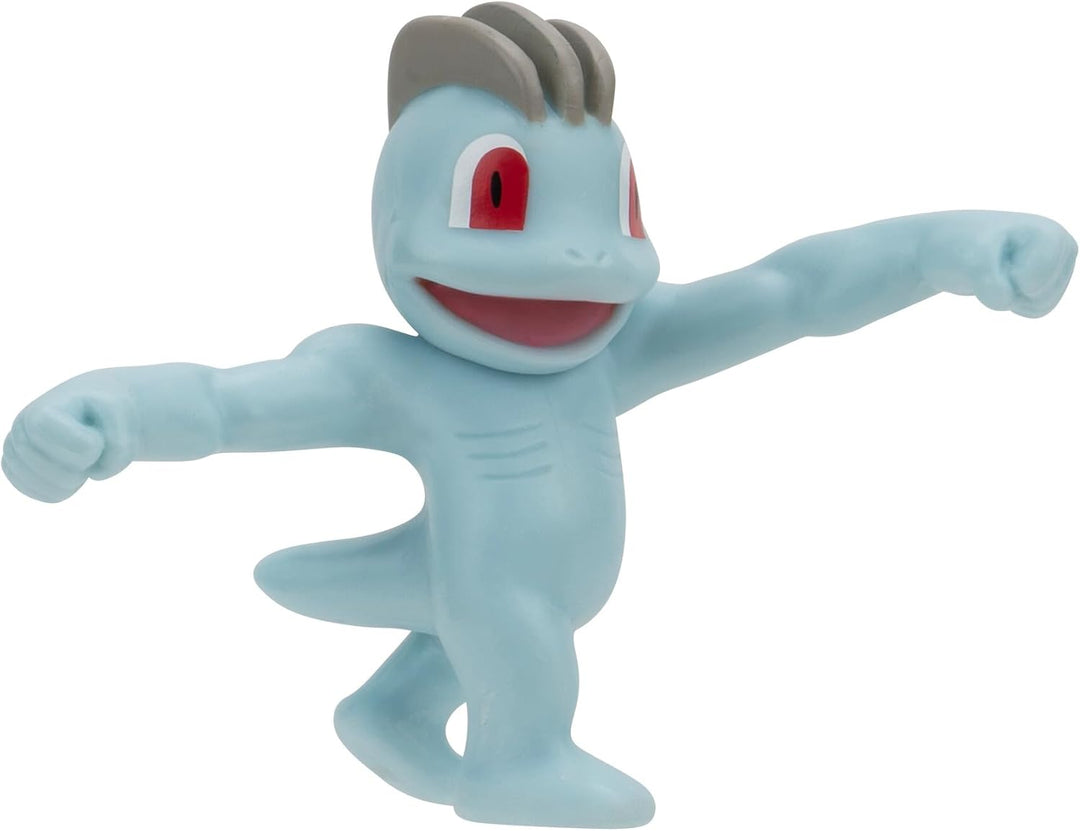Pokémon PKW3597 - Battle Figure Set - Pikachu, Machollo, Alola-Sleimok, offizielles Figuren Set, Pik