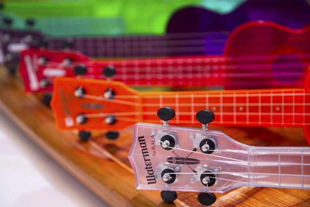 Kala MK-SWT/Clear Makala Waterman Composite Sopran-Ukulele, Transparent durchsichtig, durchsichtig