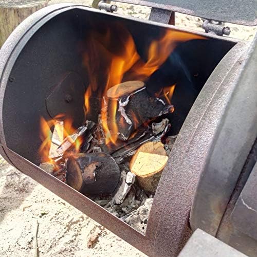 Landree® Pflaume Grill-Holz 3,5KG - Wood Chunks Natural-Fire - 100% Natur statt Holzkohle 3,5 kg, 3,