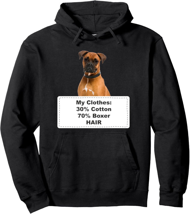 Funny Shedding Dog Boxer Pullover Hoodie