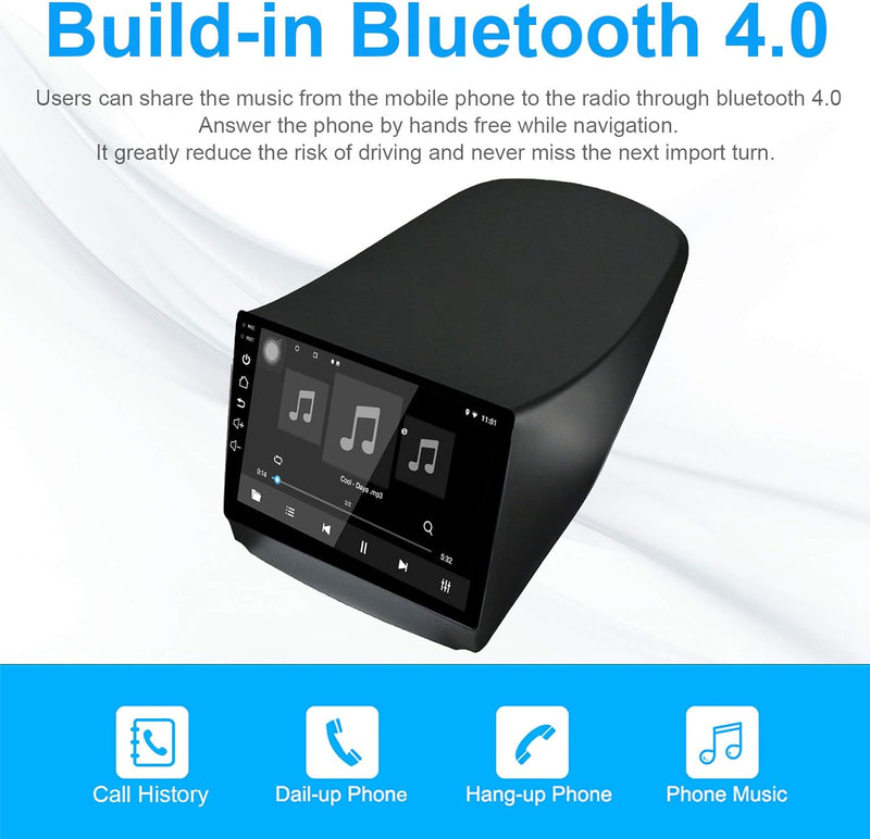 EZoneTronics Android 10.1 für Hyundai Tucson IX35 2011-2015 Autoradio Stereo Head Unit 10 Zoll Touch