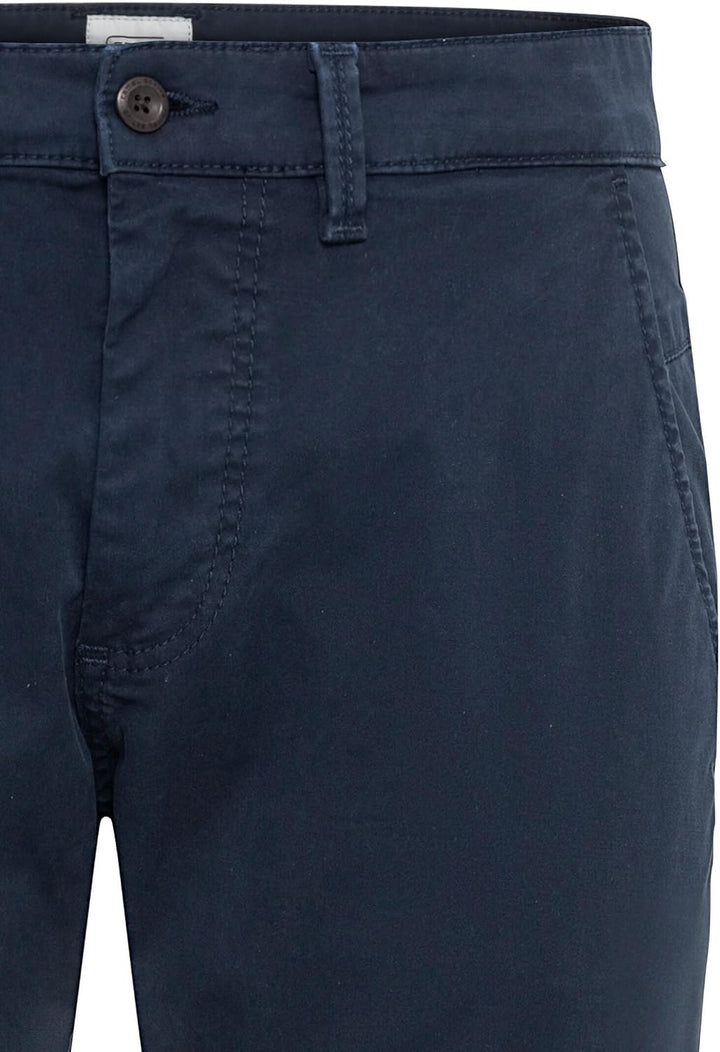 camel active Herren Slim Fit Chino 32W / 34L Blau, 32W / 34L Blau