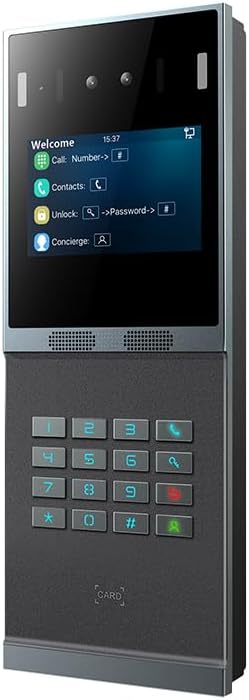 Fanvil i66 IP-Video-Türsprechanlage, LCD-Display, numerische Tastatur, 2 Relais, Kamera 2 MP, RFID,