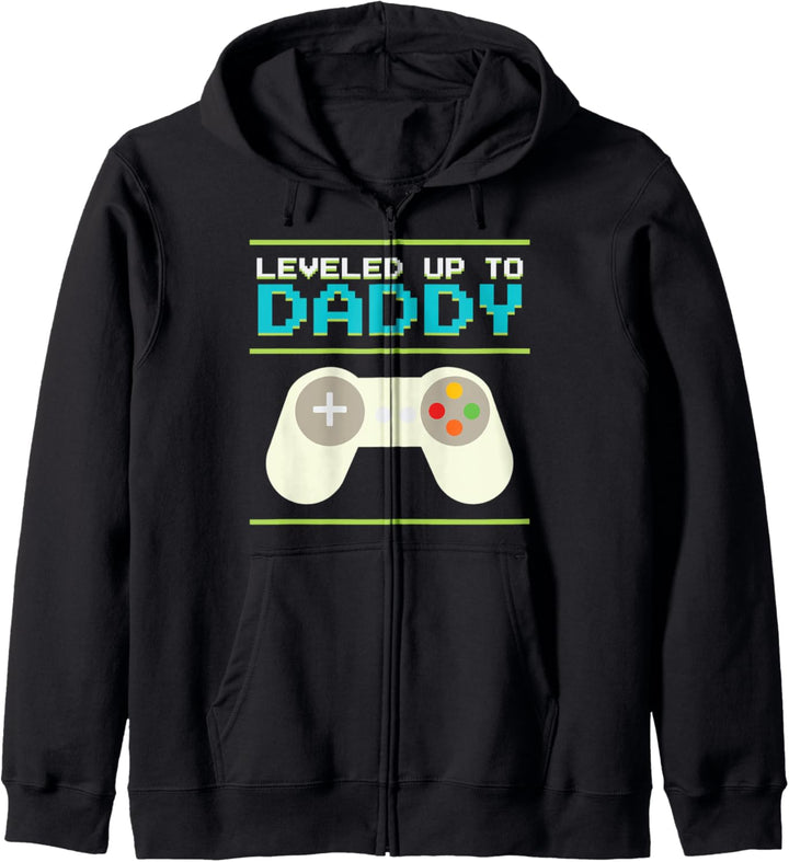 Level Up To Daddy - Gamer Kapuzenjacke