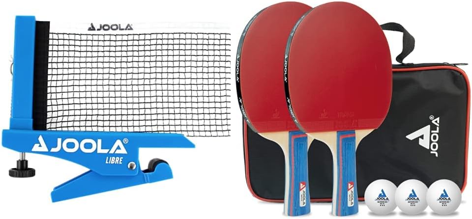 JOOLA Tischtennisnetz LIBRE- OUTDOOR Tischtennisnetz-Garnitur für Freizeitsport - Klemmtechnik - Höh