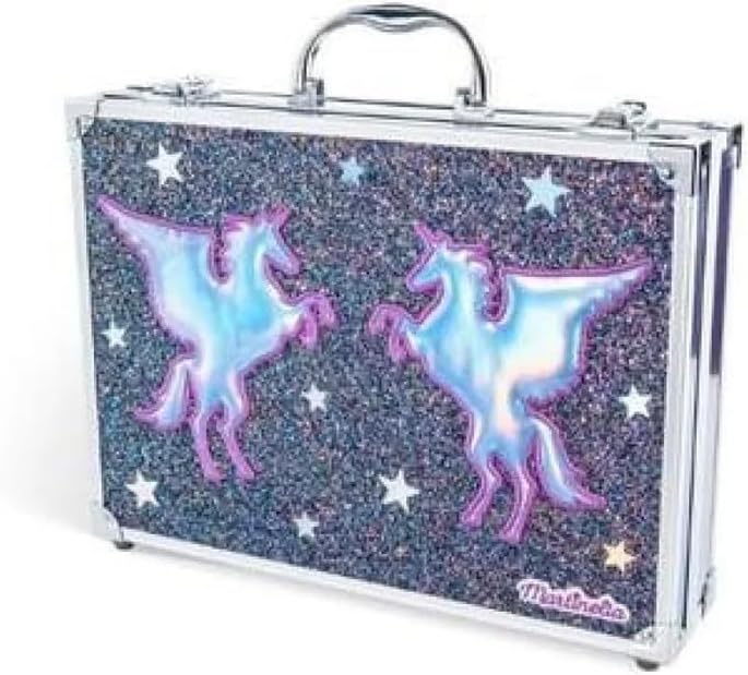 MARTINELIA Galaxy Dreams SUPER CASE - Schminkkoffer mit tollem Einhorn Motiven, inklusive grosser Au