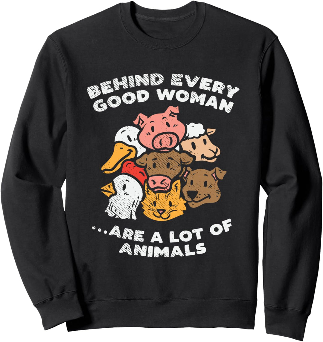 Bauernhof Tiere Nutztiere Haltung Agrar Landwirtin Bäuerin Sweatshirt