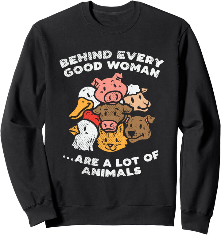 Bauernhof Tiere Nutztiere Haltung Agrar Landwirtin Bäuerin Sweatshirt
