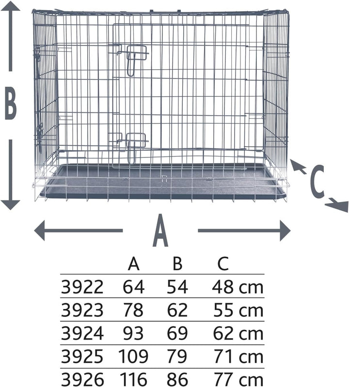TRIXIE Home Kennel, 64 × 54 × 48 cm natur 64 x 54 x 48 cm, natur 64 x 54 x 48 cm