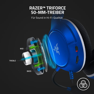 Razer Kaira X - Kabelgebundene Gaming Kopfhörer für Xbox Series X|S (TriForce 50-mm-Treiber, HyperCl