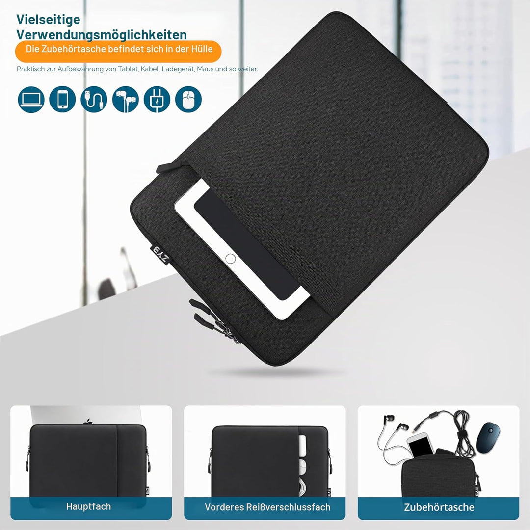 ZYB 13 Zoll Laptop Hülle, Laptop Tasche 13 Zoll für 2022-2024 2025 MacBook Air 13.6 Zoll M4 M3 M2, 2