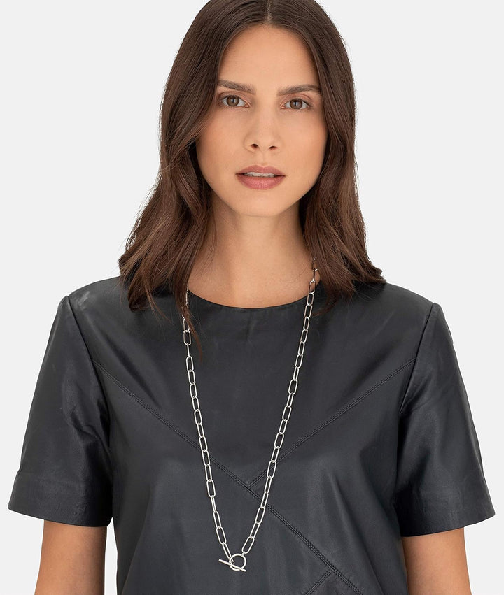 Liebeskind Damen Kette Edelstahl (Silber)