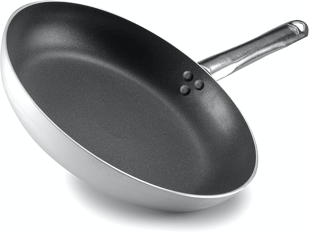 Pentole Agnelli Aluminium Pfannen Set 28 cm + 32 cm Gastro Pfannen