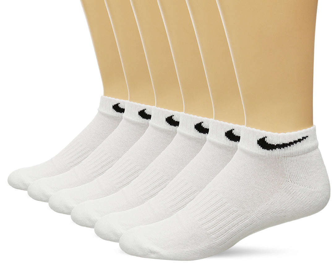 Nike Unisex Performance Kissen No Show Band Socken 6 Pack L Weiss / Schwarz, L Weiss / Schwarz