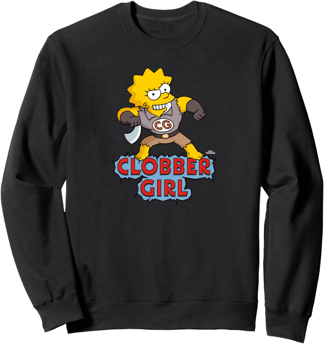 The Simpsons Lisa Simpson Clobber Girl Sweatshirt