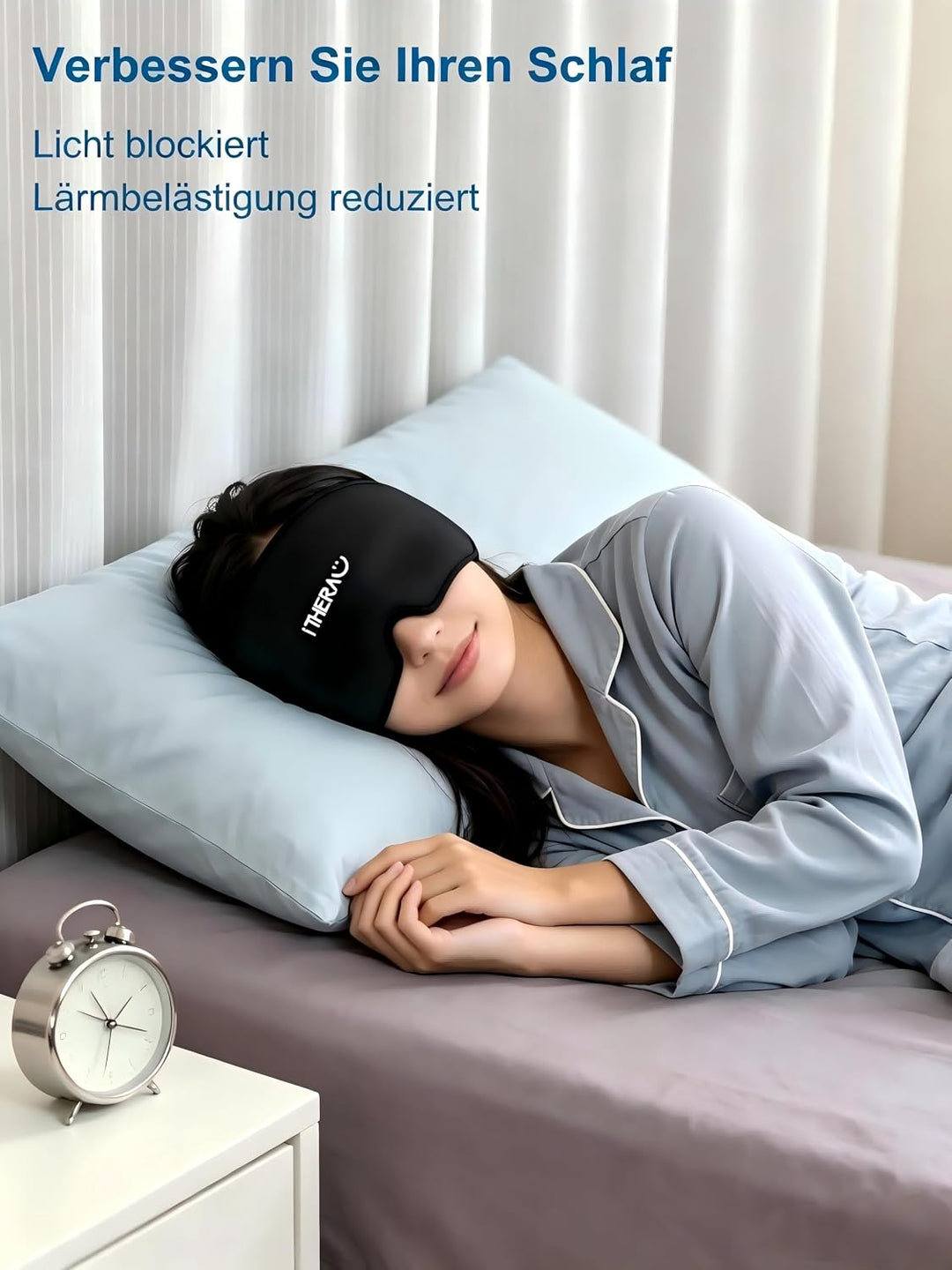 iTHERAU Migräne Maske - Migräne mütze Kopfschmerzen &amp; Migräne Relief Hut Kühlmütze kühlpacks kühlend