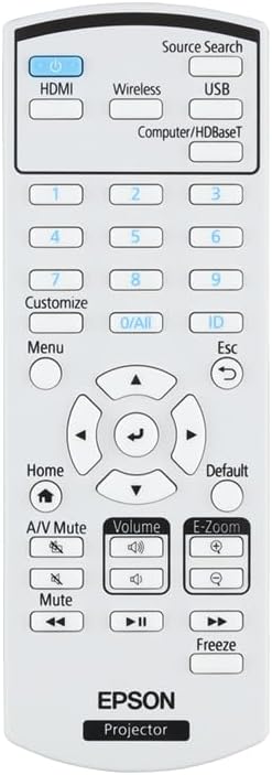 EPSON EB-W55 3LCD-Projektor HD-Ready (4.000 Lumen, 16:10, WXGA-Auflösung (1280x800 Pixel), WiFi, HDM