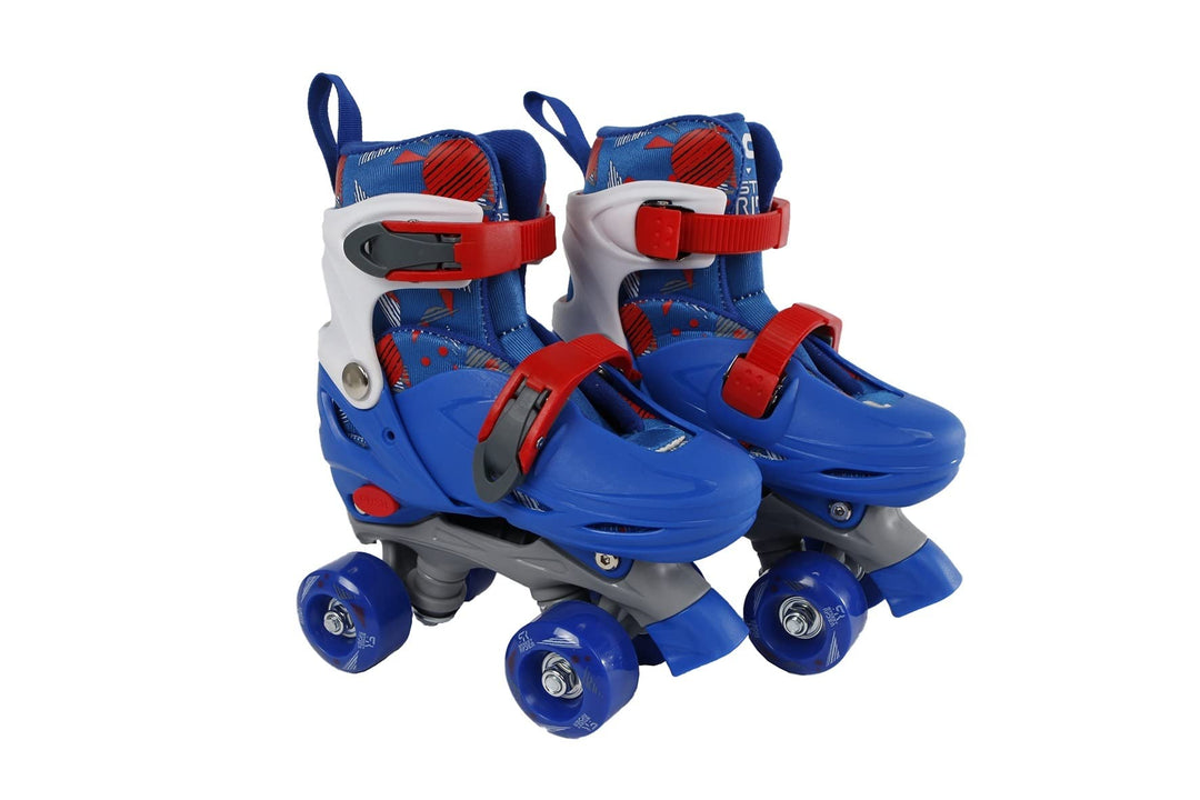Van Manen Rollschuhe verstellbar in den Grössen 31-34 blau Blau 31-34, Blau 31-34