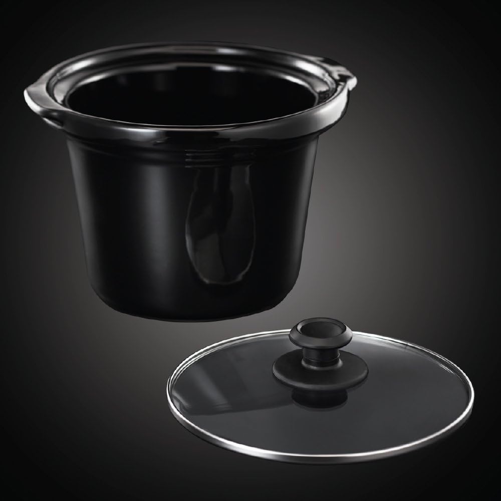 Russell Hobbs Slow Cooker, Schongarer Chalkboard, Keramik-Gartopf, matte Tafel-Oberfläche, 3 Tempera