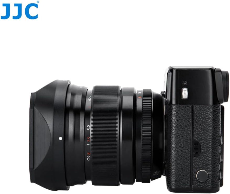 JJC LH-JXF16 Black Gegenlichtblende für Fujifilm Fujinon XF 16 mm f1.4 R WR Objektiv/Kit mit Slide D