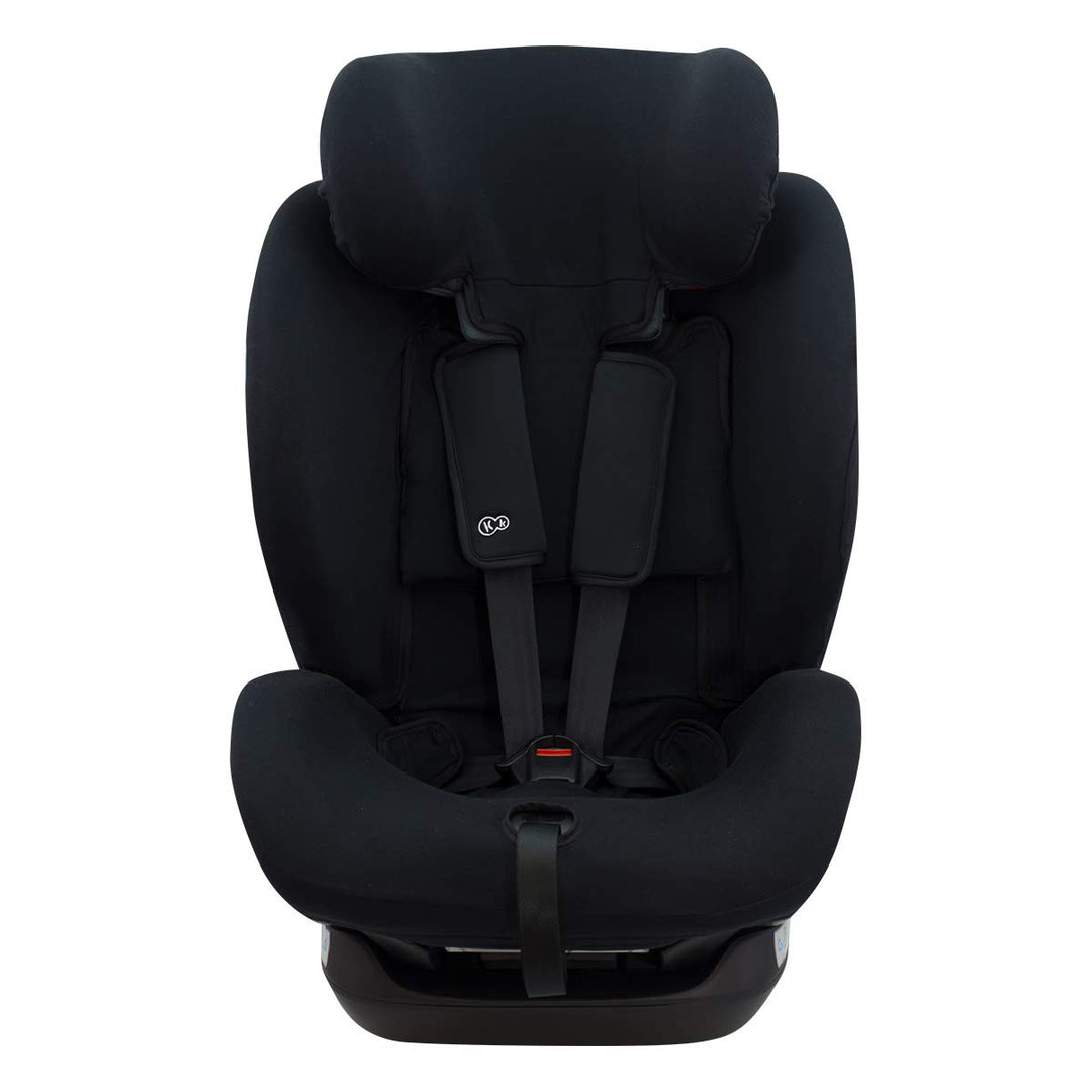 JYOKO KIDS Bezug für Autositz kompatibel mit Kinderkraft Myway, aus Baumwolle (Black Series), Black