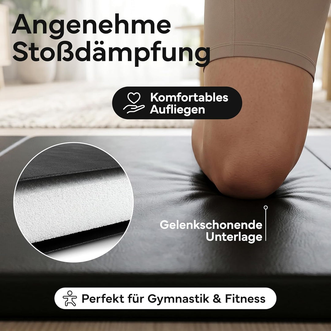 NEOLYMP Turnmatte klappbar - Faltbare Gymnastikmatte für Zuhause - Dicke Fitnessmatte für Kampfsport