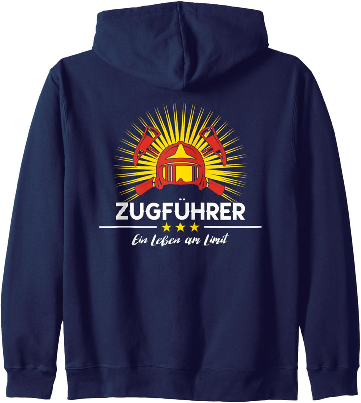 Leben am Limit Zugfuehrer im Einsatz Feuerwehrmann Zugführer Kapuzenjacke