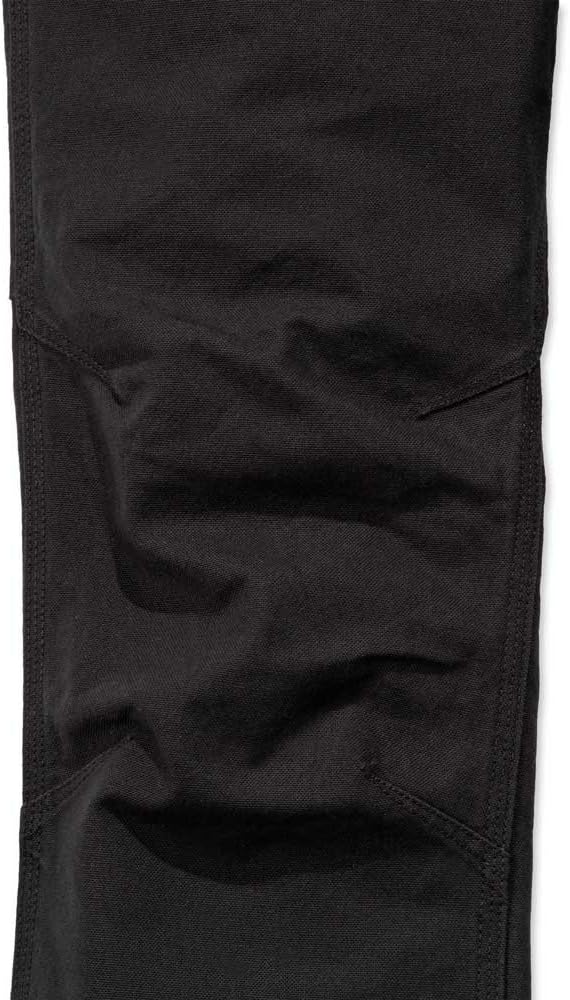 Carhartt Herren Straight Fit Stretch Duck Dungaree Arbeitshose 40W / 32L Schwarz, 40W / 32L Schwarz