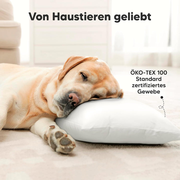 2er Pack Kleinkind Kissen 33 x 45 cm - Weich Bio Baumwolle Kissen Kinder - Kleinkind Kopfkissen Zum