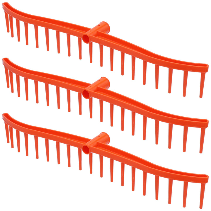 Profi Heurechen 60cm Spar Set - Rasenrechen mit geschwungener Form - Robuster Rechen für den Garten