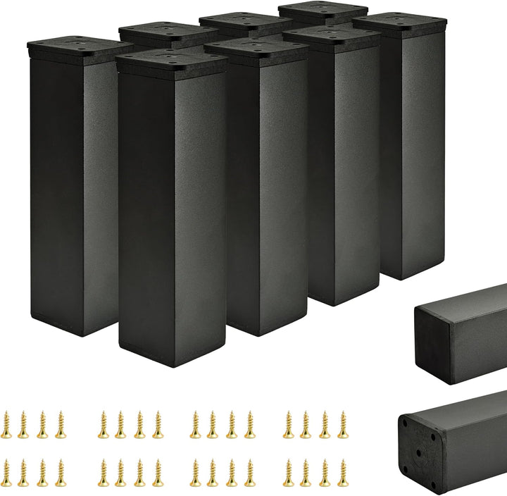 ALUSFERA Möbelfüsse Verstellbar – 8er Set – Schrankfüsse mit Elegantes Design – Füsse für Möbel 40 x